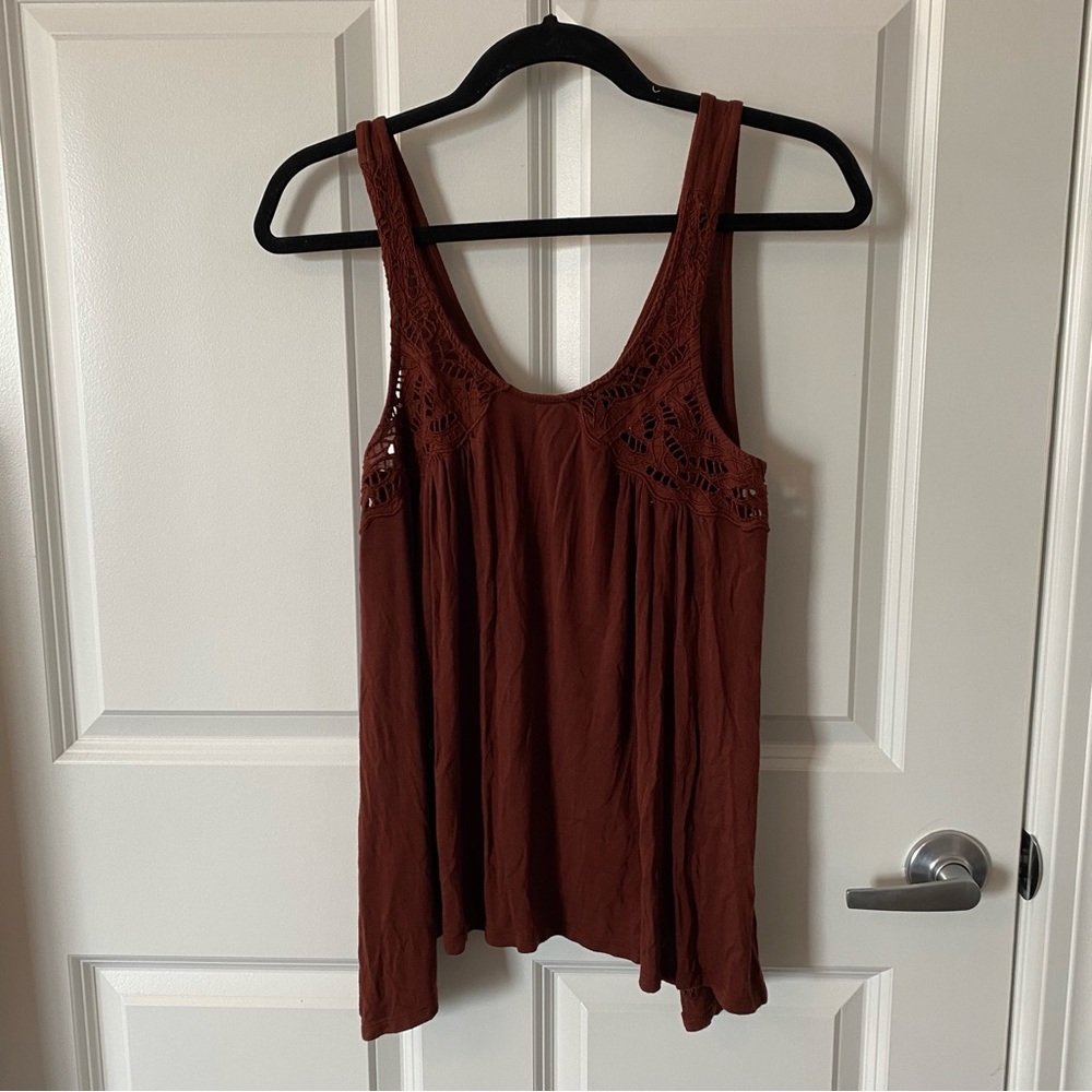 Burnt orange/rust tank top